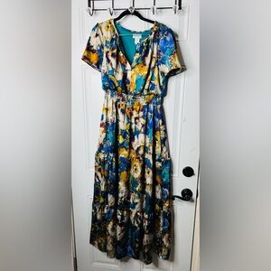 Nicole Miller Turquoise Dress size M